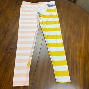 Society 6 striped leggings, Medium